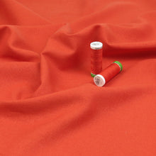Deadstock Viscose Linen - Terracotta Orange