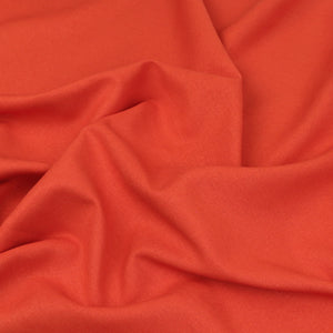 Deadstock Viscose Linen - Terracotta Orange