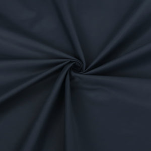 Deadstock Water Repellant Cotton Blend Trench Coating - Navy Blue