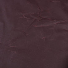 Deadstock Waxed Cotton - Plum