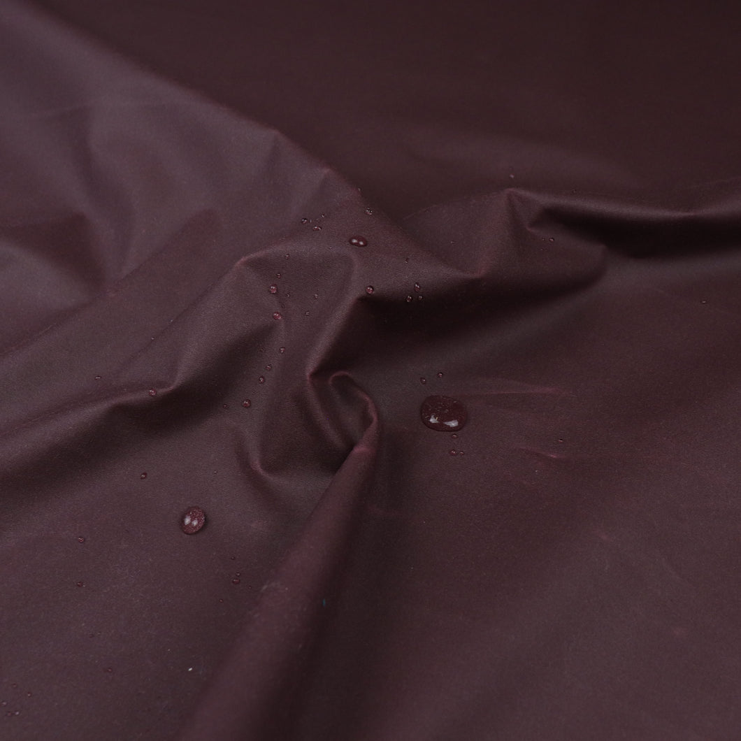 Deadstock Waxed Cotton - Plum