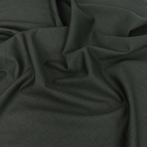 Deadstock Worsted Wool Suiting - Dark Green