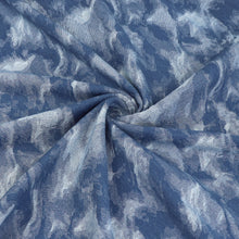 Denim 10.5oz - Blue Camo Jacquard