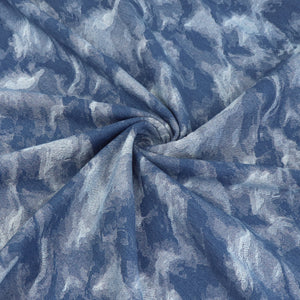 Denim 10.5oz - Blue Camo Jacquard