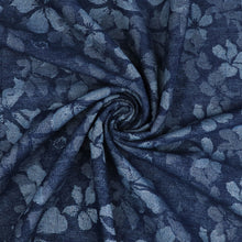 Denim 11oz - Jacquard Flowers