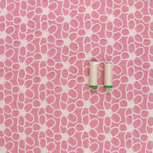 Embroidered Cotton Lawn - Daisy Chain - Pink