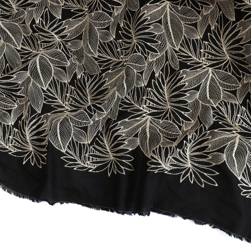 Embroidered Cotton Lawn - Folia