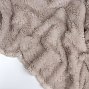 Faux Fur - Cable - Light Beige