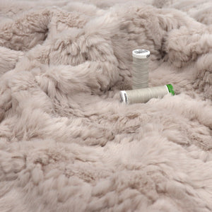 Faux Fur - Cable - Light Beige