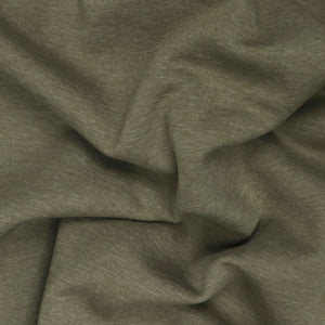 Fleece Backed Sweatshirt Jersey - Khaki Melange