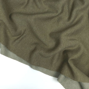 Fleece Backed Sweatshirt Jersey - Khaki Melange