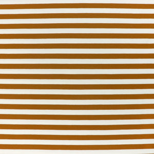 French Terry - Yarn Dyed Stripe - Dark Ochre