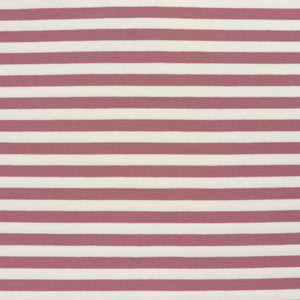 French Terry - Yarn Dyed Stripe - Rose Pink