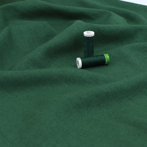 Washed Linen Cotton Lightweight - Green