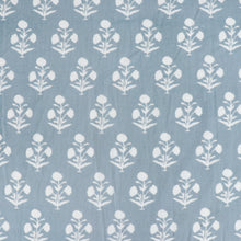 Indian Screen Printed Cotton Fabric - Poppy Silhouette