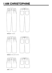 I AM PATTERNS - Christophine Trousers & Shorts