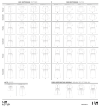 I AM PATTERNS - Lotus Dress, Top, Skirt