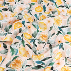 Cotton Double Gauze - Lemon Blossom