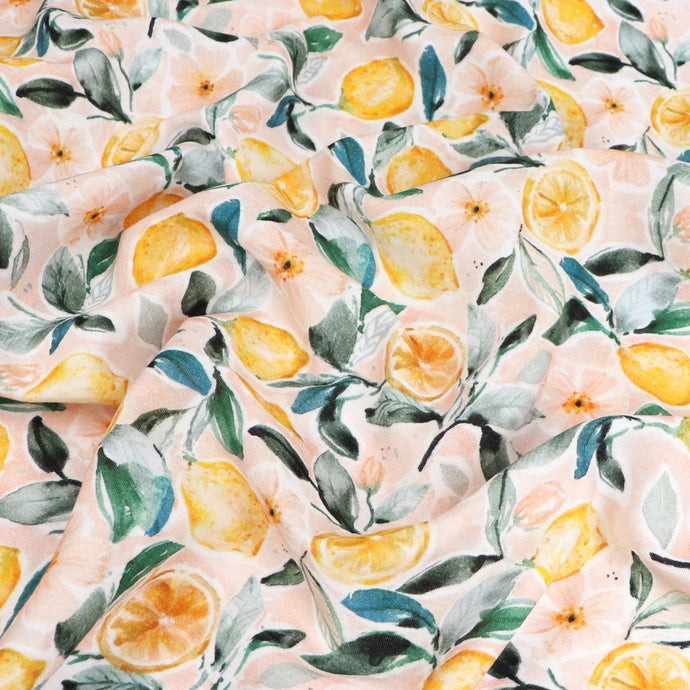 Cotton Double Gauze - Lemon Blossom