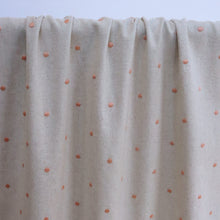 Linen Viscose - Embroidered Dots - Pale Pink - SALE