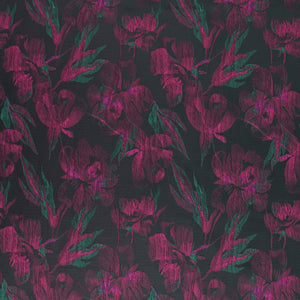 Jacquard Fabric - Iris - Pink