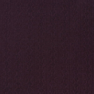 Jacquard Sweater Knit - Cable Ribbons - Plum - END OF BOLT 131cm