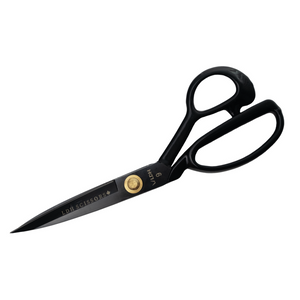 Fabric Shears - 9" Midnight Edition Rubber Handle - LDH Scissors