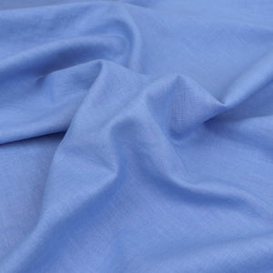 Washed Linen Cotton Lightweight - Lavender Blue