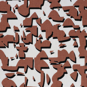 Linen Viscose - Puzzle - Brown