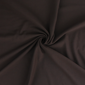 Organic Cotton French Terry - Chocolate Brown