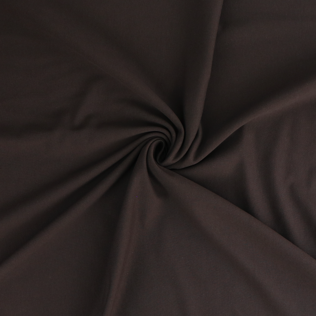 Organic Cotton French Terry - Chocolate Brown