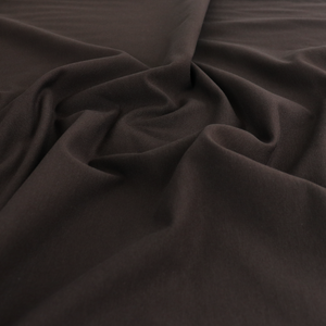 Organic Cotton French Terry - Chocolate Brown