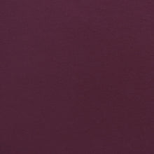 Organic Cotton French Terry - Aubergine Purple - END OF BOLT 107cm