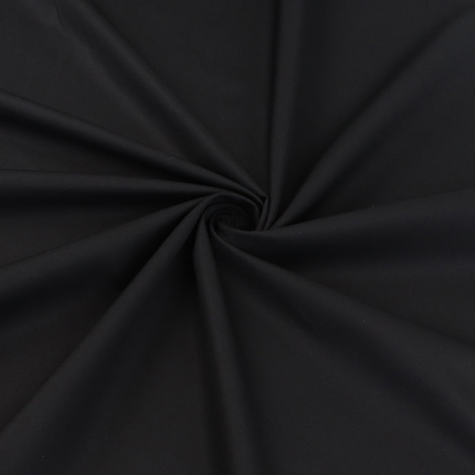 Organic Cotton Poplin - Black