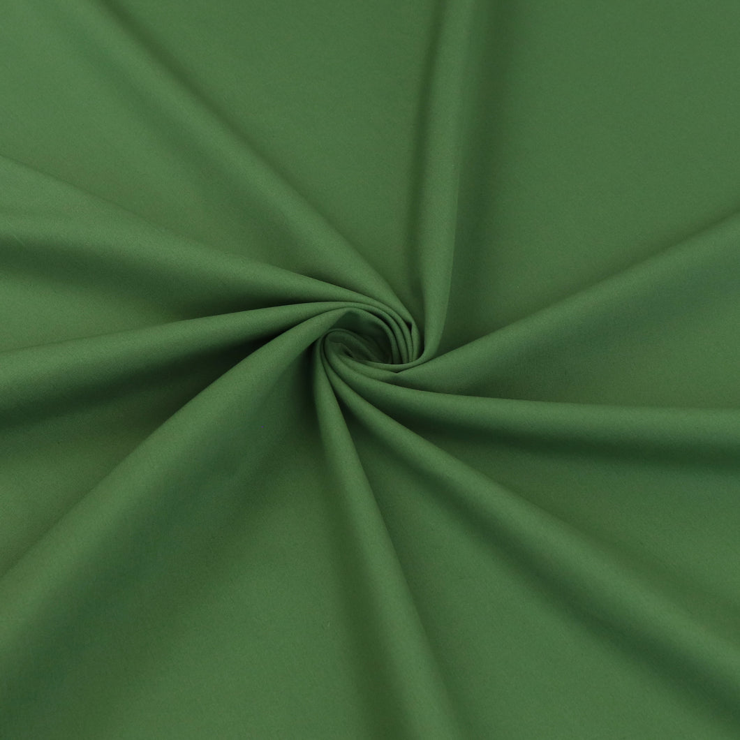 Organic Cotton Poplin - Green