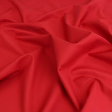 Organic Cotton Poplin - Poppy Red