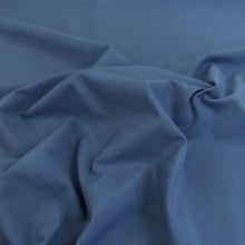 Organic Cotton Poplin - Steel Blue