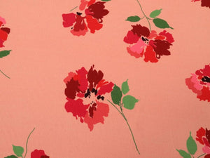 Viscose Crepe - Pinkie Floral - Fabric Godmother