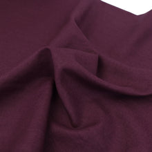 Washed Linen Cotton Lightweight - Plum