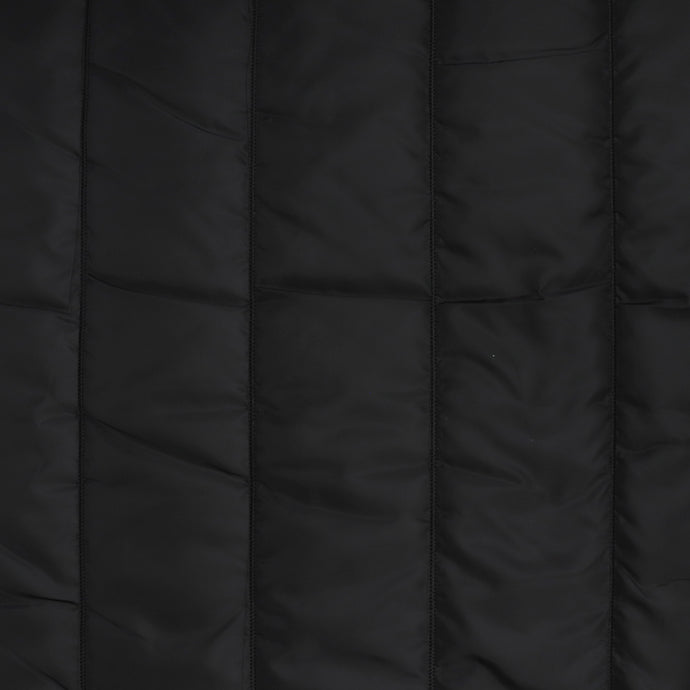 Quilted Coating - Black