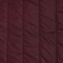 Quilted Coating - Burgundy