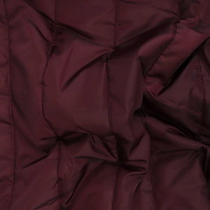 Quilted Coating - Burgundy - SALE