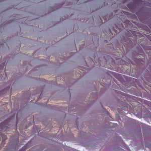 Quilted Coating - Lilac Iridescent