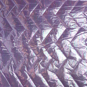 Quilted Coating - Lilac Iridescent