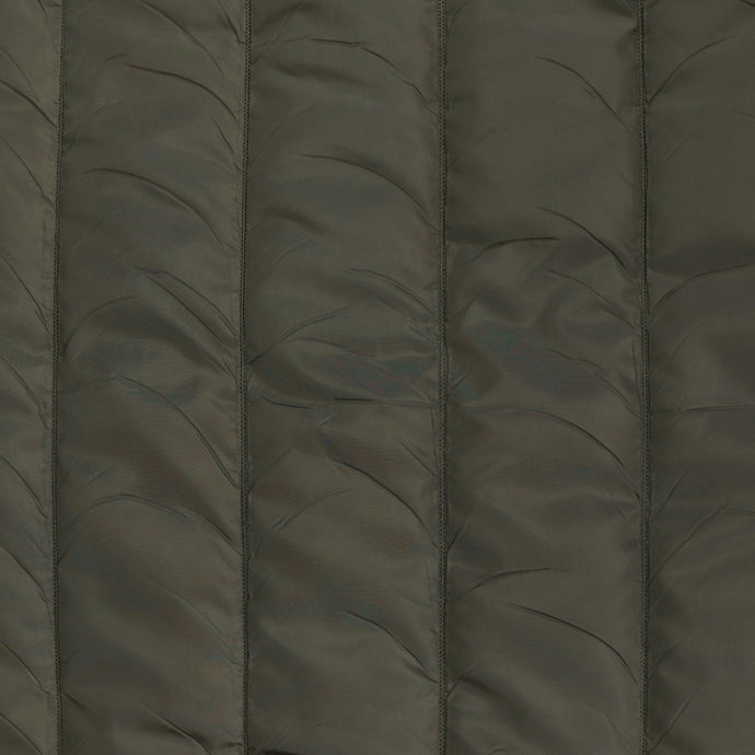 Quilted Coating - Olive