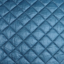 Quilted Coating - Petrol Diamond