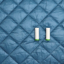 Quilted Coating - Petrol Diamond