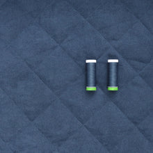 Quilted Corduroy Coating - Blue