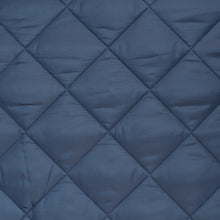 Quilted Corduroy Coating - Blue