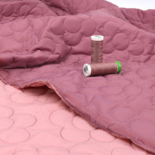 Quilted Double Sided Coating - Pink Flowers